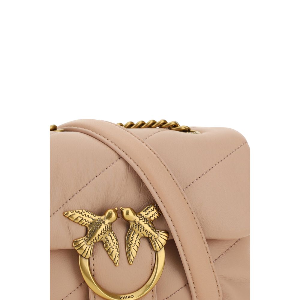 PINKO Love Mini Şişme Omuz Çantası
